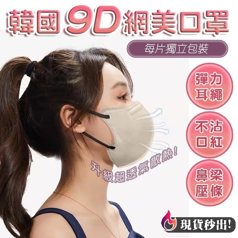 9D壓條口罩(一包12入)