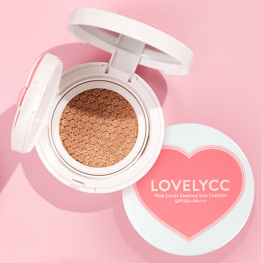 LOVELYCC 透粉霧遮瑕氣墊粉餅-N23明亮自然 15G