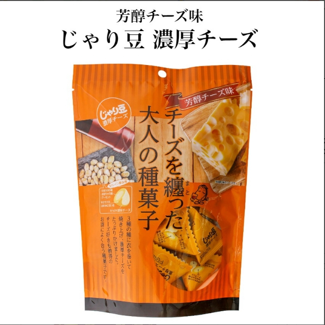 東海農產｜じゃり豆濃厚起司  (70g)