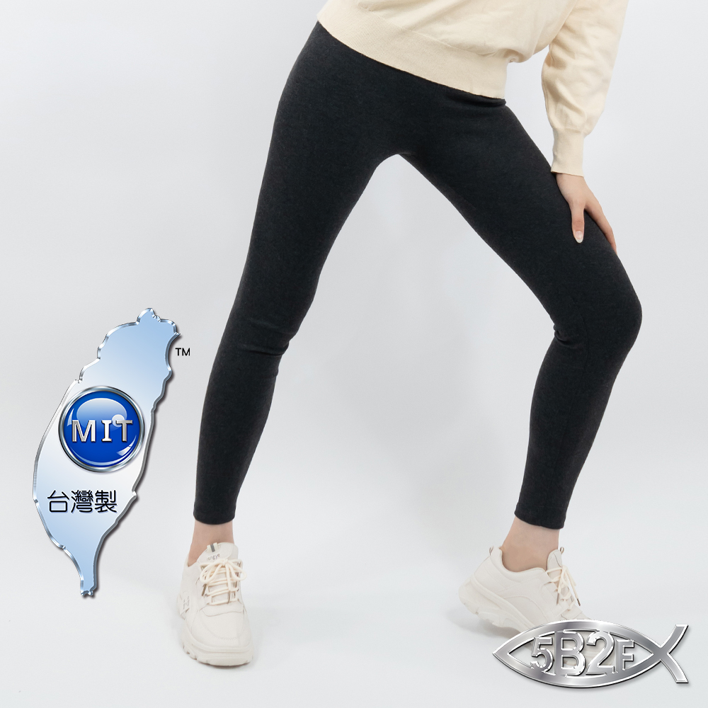 5B2F【五餅二魚】 輕暖／超彈力 顯瘦內搭褲 【台灣製造】