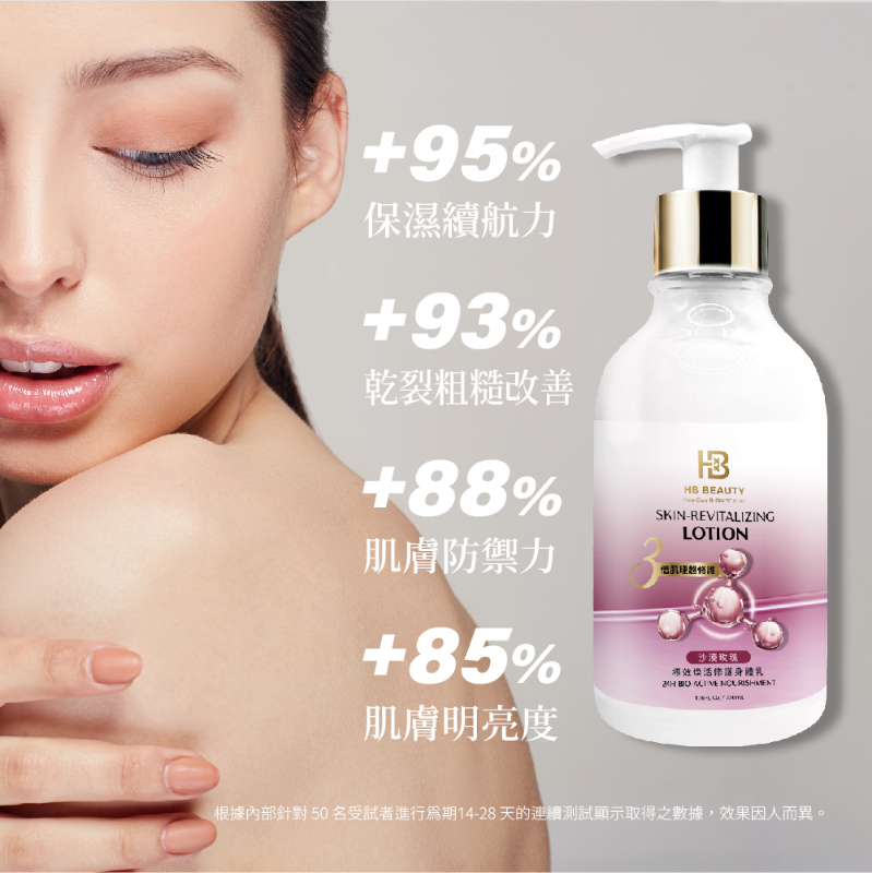 HB beauty 極效煥活修護身體乳🌹沙漠玫瑰330ml